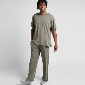 Parachute Men’s Organic Cotton Lounge Drawstring Pants Moss Green S M